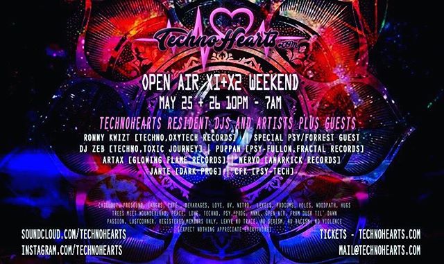 Slamming Techno  at  Open Air Weekend @technohearts @technohearts_records @bokaljud.nu